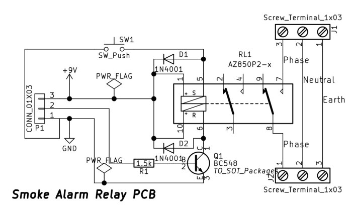 Fire alarm hvac shutdown relay